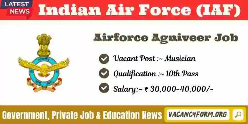 Indian Airforce Musician Recruitment